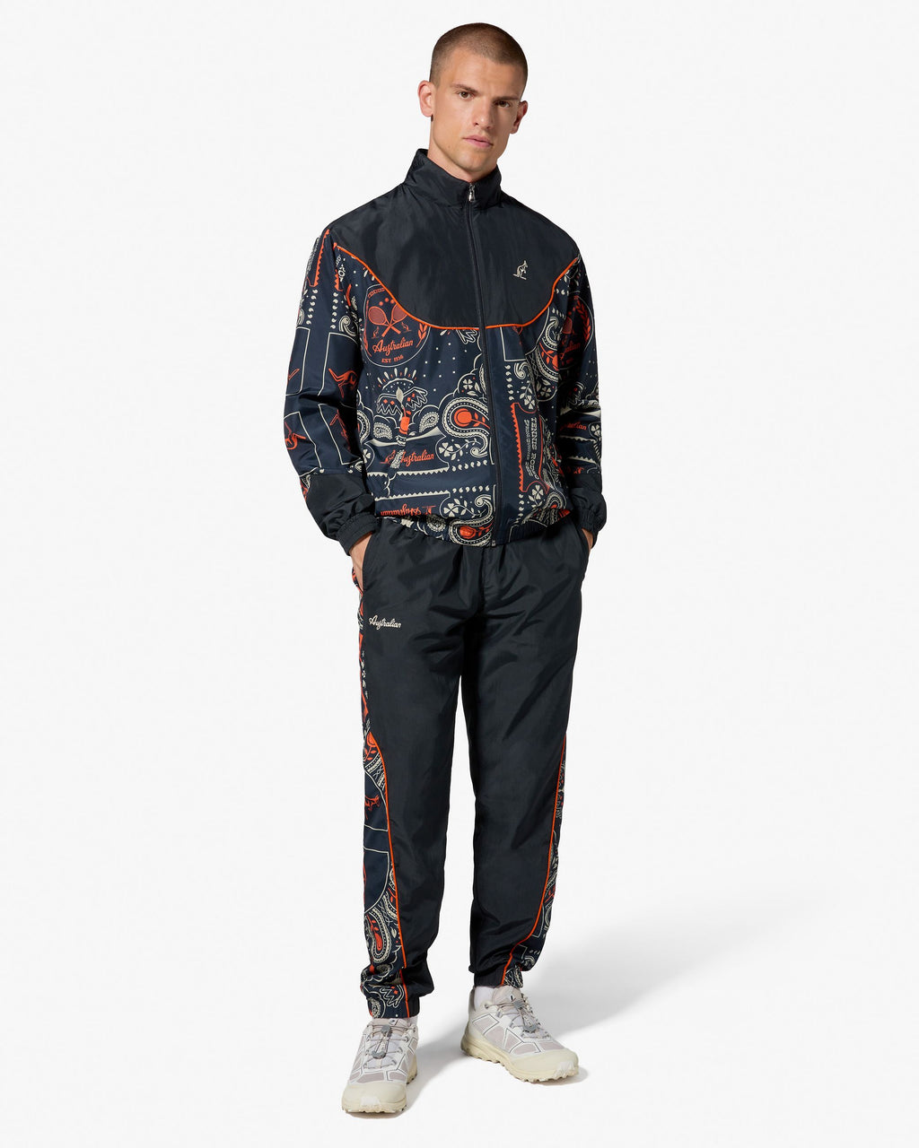 Survêtement Homme Australian - Veste Blanche En Acétate - Neuf Avec étiquettes