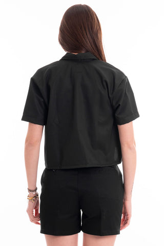 DICKIES CAMICIA WORK CROPPED  SHORT SLEEVES DONNA DK0A4YSXBLK1