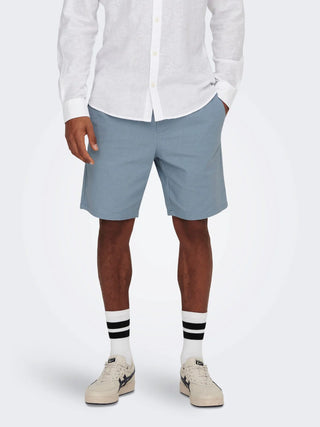 ONLY&SONS BERMUDA IN LINO 0007 COT UOMO 22024967 MNS