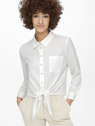 ONLY CAMICIA LECEY LONG SLEEVES KNOT DONNA 15195910 CLD