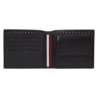 TOMMY HILFIGER PORTAFOGLI CENTRAL CREDIT CARD AND COIN AM11855 BDS