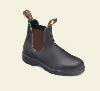 BLUNDSTONE 500 STOUT BROWN LEATHER ELASTIC 500