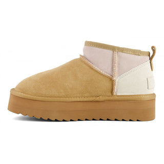 COLORS OF CALIFORNIA W PLATFORM WINTER BOOT IN SUEDE MIX YWPLA02 CAM