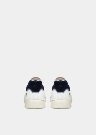 DATE SCARPE BASE CALF WHITE-BLUE UOMO M401-BA-CA-WL