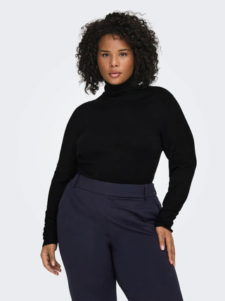 ONLY CARMAKOMA VENICE MAGLIONE COLLO ALTO 15277680 BLK
