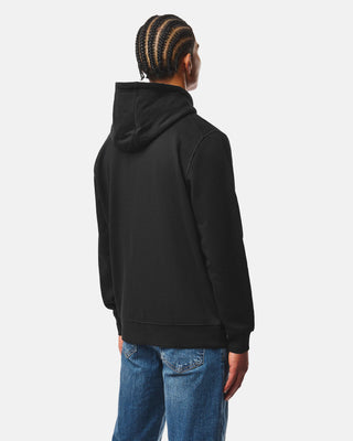 WEEKEND OFFENDER FELPA CON ZIP E CAPPUCCIO HD3B01 WINTON BLK