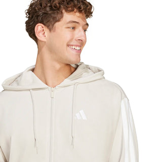 ADIDAS FELPA FULL ZIP CON 3STRISCE E  CAPPUCCIO JE6340