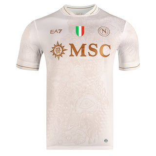 EA7 NAPOLI MAGLIA GARA AWAY CON SCUDETTO 25/26 N26G03 BIA