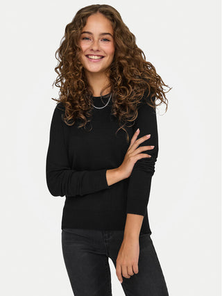 ONLY PULLOVER VENICE LIFE GIROCOLLO DONNA 15333989 BLK