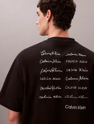 CALVIN KLEIN JEANS T-SHIRT APRIL GRAPHIC SEASONAL FASHI CK UOMO LV04RE828G UB1