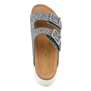 COLORS OF CALIFORNIA SANDALI APERTI PLATFORM IN GLITTER BES22 DEN