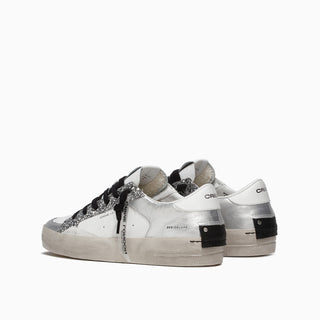 CRIME LONDON SK8 DELUXE SNEAKERS IN PELLE E BRILLANTINI 26102PP5 68