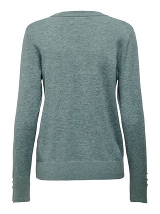 JACQUELINE DE YONG MALOU LONG SLEEVE SWEATER WITH BUTTONS ON THE SLEEVE WOMEN 15312026 AYS