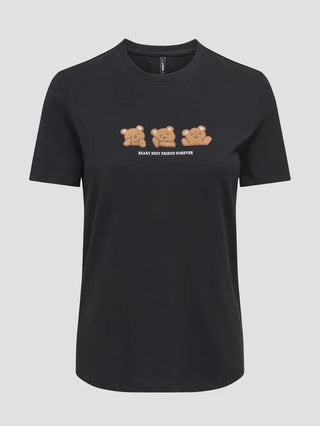 ONLY T-SHIRT TERESA CON TEDDY DONNA 15316954 BLK