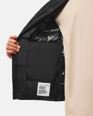 WEEKEND OFFENDER GILET UTILITY VEST JK1B18 BLK