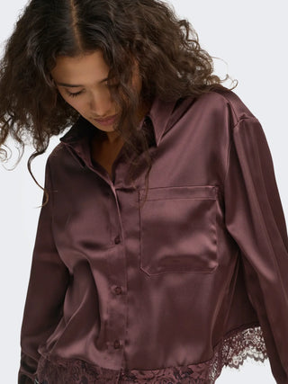 ONLY CAMICIA INDONA IN RASO E PIZZO 15380413 CLT