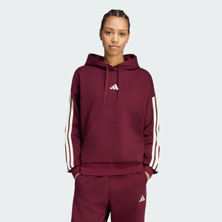 ADIDAS FELPA CON CAPPUCCIO 3 STRISCE CON LOGO IN PETTO KX0791