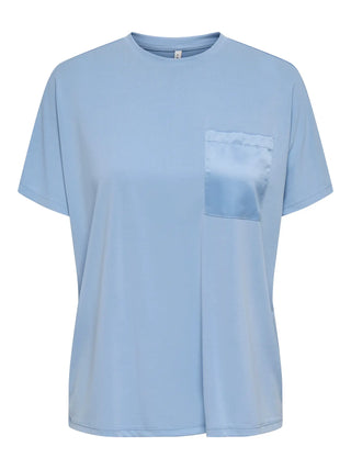 ONLY FREE T-SHIRT CON TASCA QUADRATA SUL PETTO 15368616 SCY