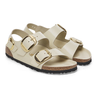 BIRKENSTOCK SANDALI MILANO BIG BUCKLE NATURAL LEATHER 1025395