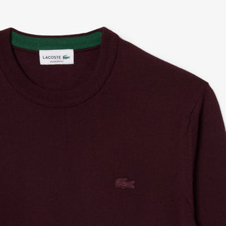 LACOSTE MAGLIONE LACOSTE GIROCOLLO IN LANA MERINO AH1969 3KE