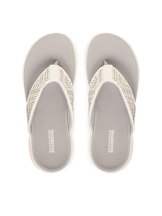 SKECHERS SANDALI GO WALK FLEX DONNA 140184 WHT