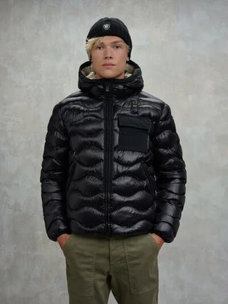 BLAUER PIUMINO BRYANT CON CAPPUCCIO UOMO BLUC02080 005958 99EI