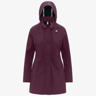 K-WAY MATHY BONDED GIUBBINO LUNGO DONNA K2148BW D0R
