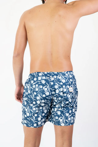 LORD PARTENOPEI BOXER MARE FLORET BM26-FLORET BLU
