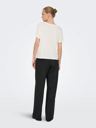 JACQUELINE DE YONG SISSY T-SHIRT SCOLLO A V 15364526 CLD