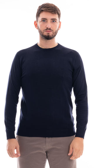 MARKUP MAGLIONE GIROCOLLO UOMO MK20010 BLU