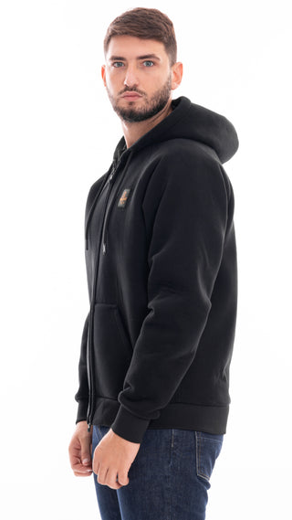 REFRIGIWEAR FELPA CON CAPPUCCIO E ZIP FRANKIE UOMO F20308 FG9102 G06000