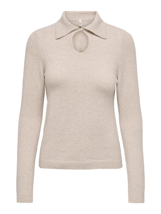 ONLY POLO GLORY A MANICHE LUNGHE CON BOTTONE A PERLA 15351154 PMS