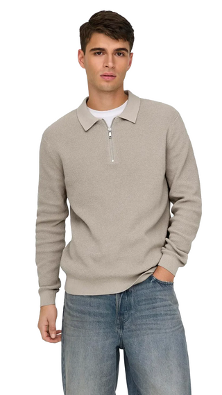 ONLY&SONS POLO MATTEO CON MEZZA ZIP UOMO 22032257 SVL