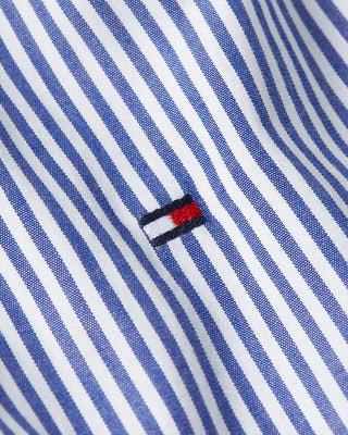 TOMMY HILFIGER CAMICIA IN POPLIN TOMMY HILFIGHER A RIGHE MW37549 0A5