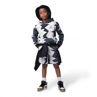 NIKE JORDAN MJ FLIGHT MVP AOP PULLOVER HOODIE JR 95C659 782
