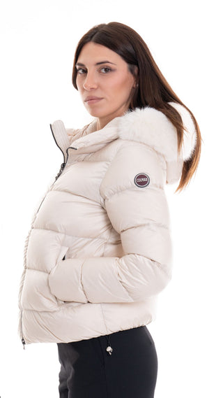 COLMAR SHORT DOWN JACKET WITH FUR HOOD WOMEN 2216E 2Y0 04