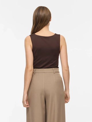 VILA T-SHIRT KENZA SMANICATA CON SCOLLO A U 14089092 CFB