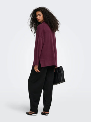 ONLY MAGLIONE MARY A COLLO ALTO 15379251 FIG