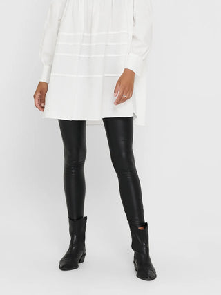 JACQUELINE DE YONG STINE LEATHER LEGGINGS WOMEN 15216595 BLK