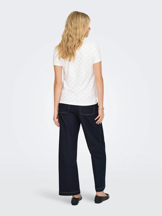 JACQUELINE DE YONG CATHINKA TOP IN CROCHET 15158450 CLD