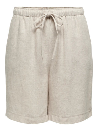 ONLY SIESTA PANTALONCINO IN LINO 15333032 MNB