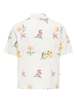ONLY&SONS EDWARD CAMICIA A FIORI RELAXED FIT 22037206 BGE