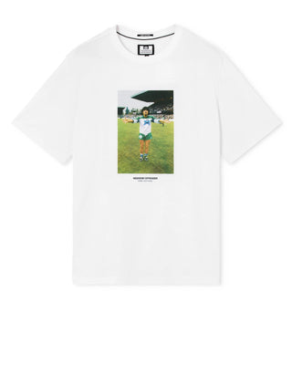 WEEKEND OFFENDER T-SHIRT MARADONA WEKENDOFFENDER PT1B32 EL DIEZ WHT