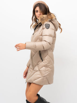 BLAUER ALTHEA LONG DOWN JACKET WITH FUR WOMEN BLDK03052 006047 301CB