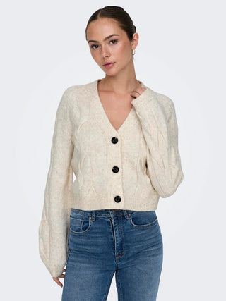 JACQUELINE DE YONG SUSANNA CARDIGAN LONG SLEEVE WOMEN
 (WHITECAP GRAY) 15328353 WTG