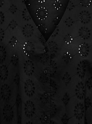 JACQUELINE DE YONG TALLIE CAMICIA DONNA 15366367 BLK