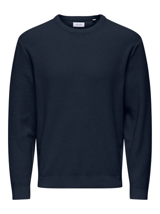 ONLY&SONS PULLOVER  TONY TESSUTO WAFFLE 22032542 DKS