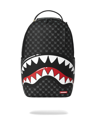 SPRAYGROUND SHARKS IN PARIS WTF BUBBLY BLACK CHECK ZAINO B8633