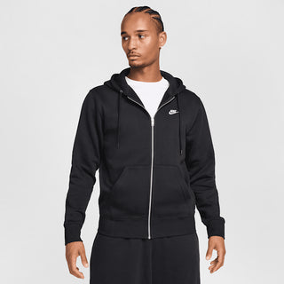 NIKE FELPA FULL ZIP E CAPPUCCIO C/LOGO UOMO FN3861 010