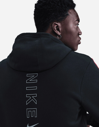 NIKE FELPA C/CAPPUCCIO E ZIP CON CUCITURE A CONTRASTO UOMO IH4285 010